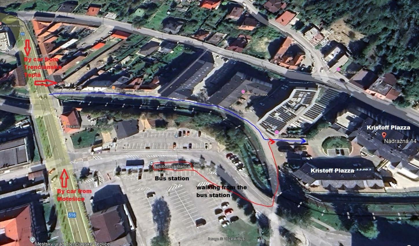 Kristoff Plaza Trencianske Teplice Lejlighedshotel Trenčín Eksteriør billede